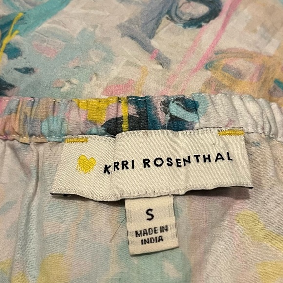 Kerri Rosenthal Colorful Art To Wear Blouse - Picture 2 of 6